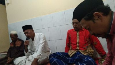Tarhim Ramadhan Pemdes BPD dan Banser di Musholla Al Mubarok Dusun Bleber