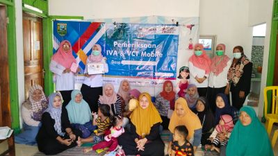 Kegiatan Poliklinik Desa Balingasal tentang Cek IVA dan VCT bagi Ibu yang Masih Produktif